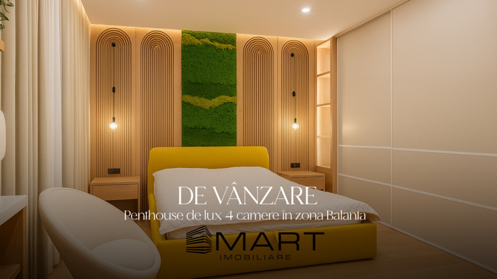 Penthouse de LUX 4 camere + 2 terase zona Centrala