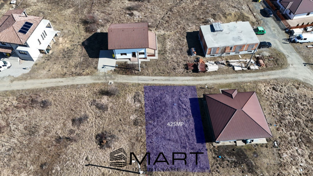 Teren intravilan cu PUZ + utilitati 425mp in Cartier Bavaria