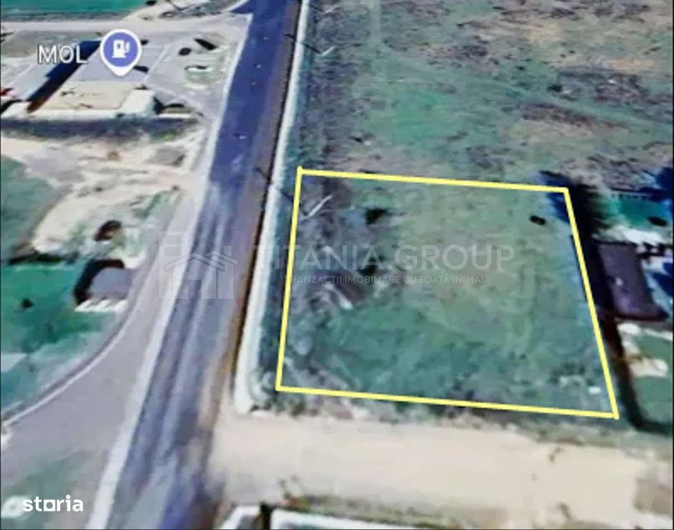 Teren generos 1441 mp cu deschidere 37 ml Râșnov - Vede...