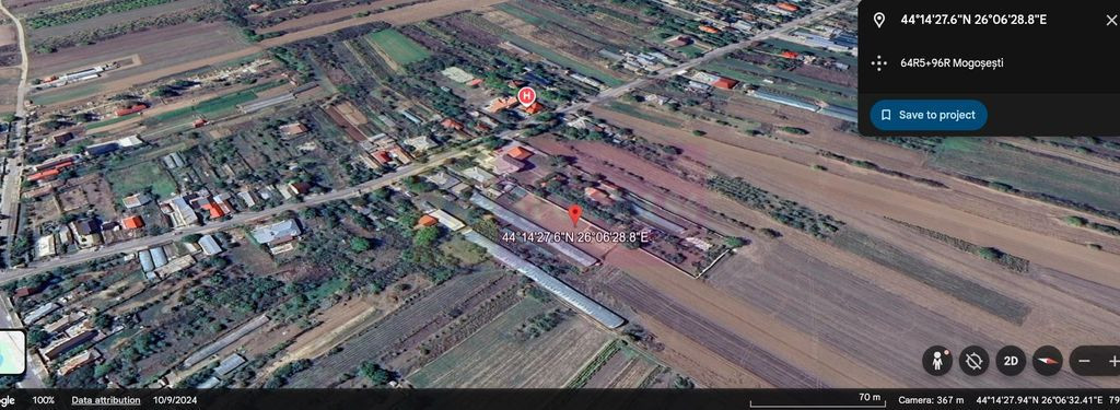 Sabareni - Joita, teren constructii 4750 mp