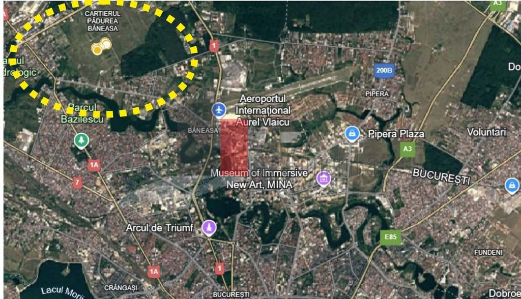 Teren cartier Padurea Baneasa