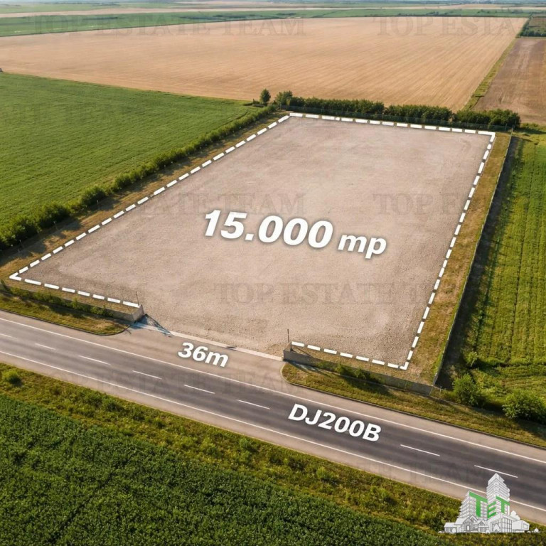 Teren Industrial Balotesti / Acces A3 A0 / Gata de constru