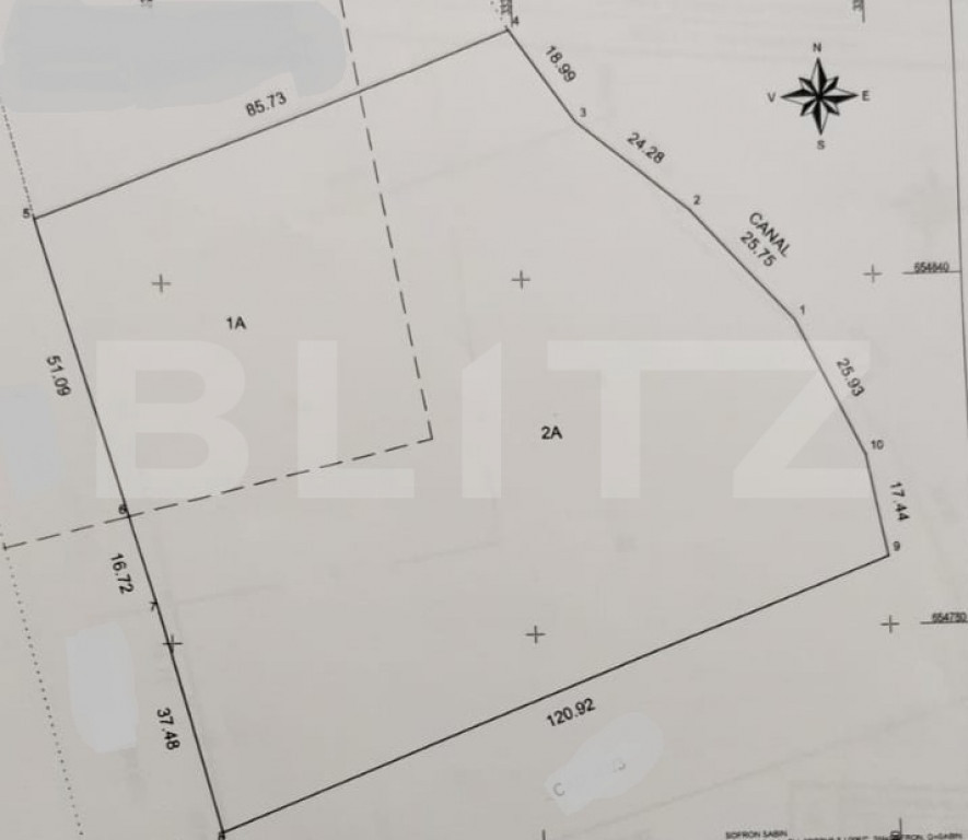 Teren intravilan in localitatea Bobota in suprafata de 11500