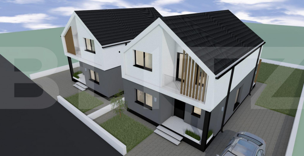 Duplex stil Nordic 4 camere Mosnita Noua