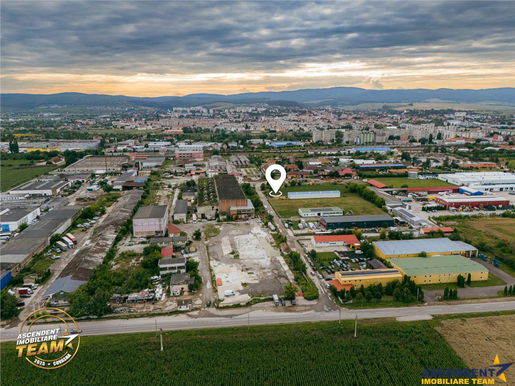 FILM! 4.600mp,aria industriala,utilitati aproape:hala,depozi