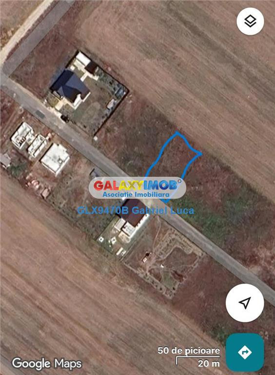 Teren intravilan 419 mp | Comuna Berceni | Curent electric |