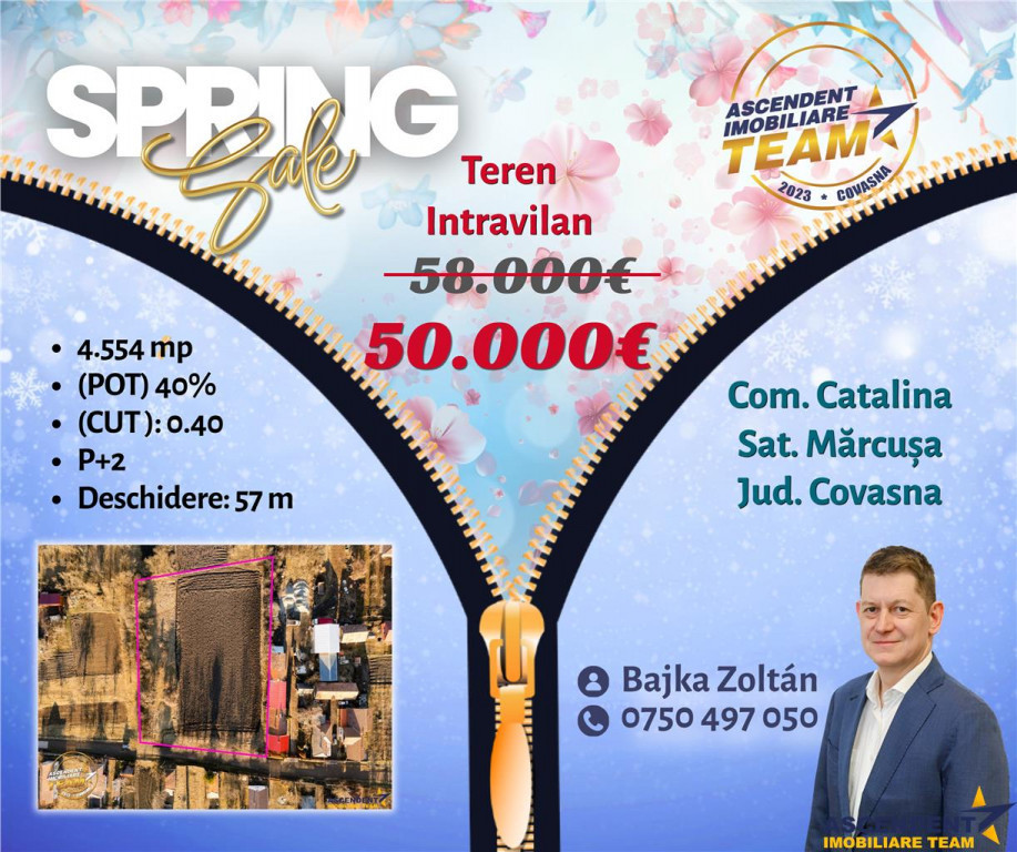 FILM! 4.554 mp intravilan, PUZ: locuinta,afacere,productie,s