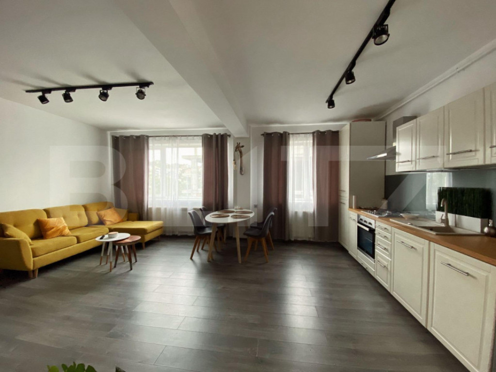 2 camere decomandate bloc nou, 58 mp, parcare, Borhanci