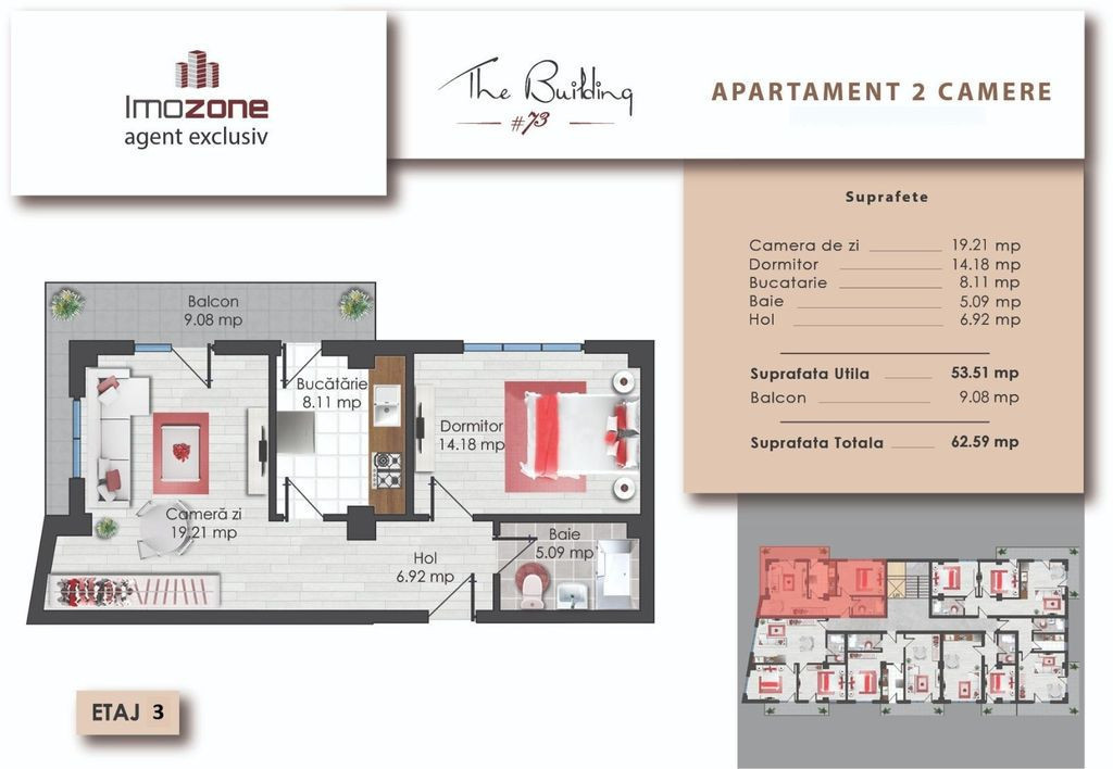 2 camere | Prelungirea Ghencea | 62.59 mp | Etaj 3 | Fina...