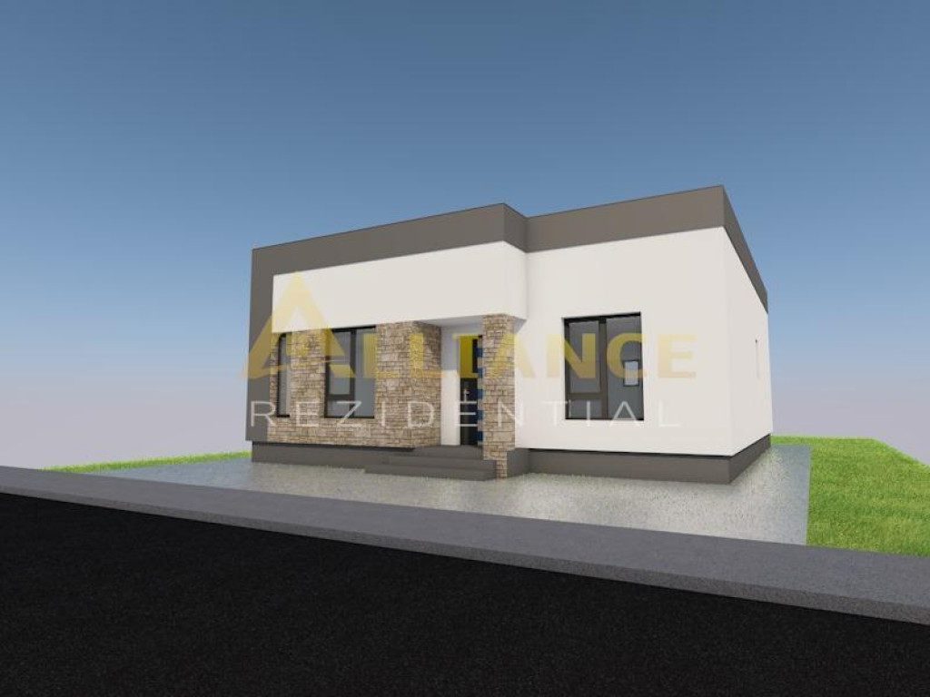 Casa individuala parter || 4 camere 2 bai || teren 469mp