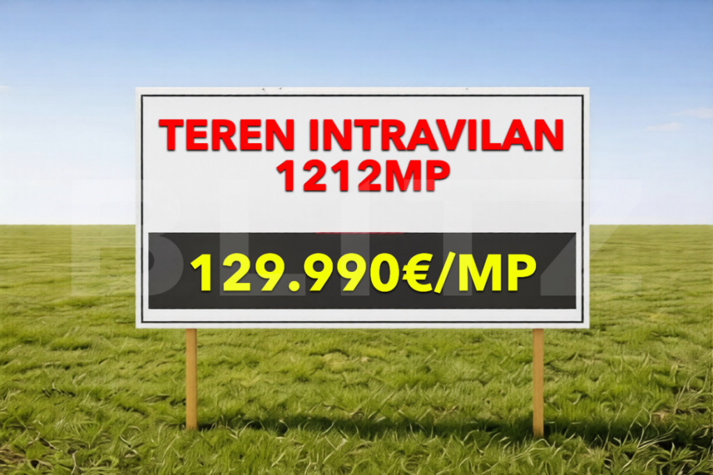 Teren Intravilan 1212mp Front 32mp Giroc