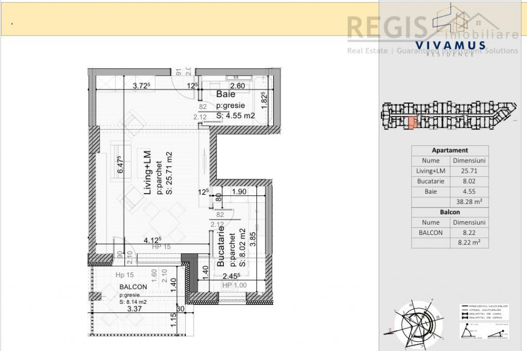 Garsoniera spatioasa in ansamblu rezidential VIVAMUS – ...