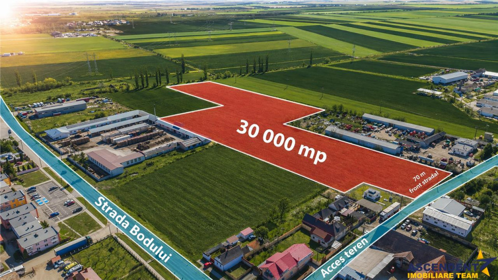 FILM! 10.000mp teren intravilan, Central, Halchiu, Brasov