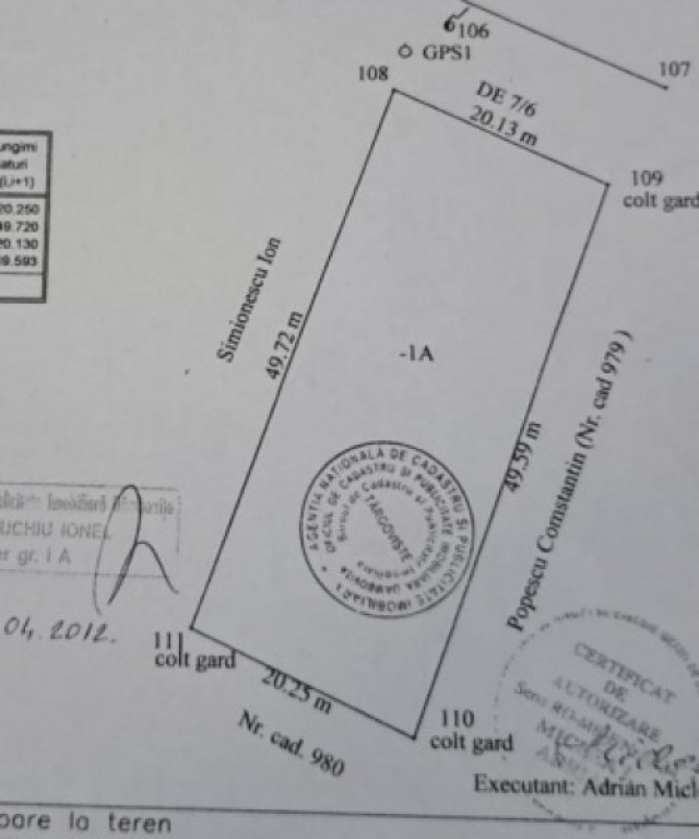 Teren 1000 mp intravilan Tartasesti