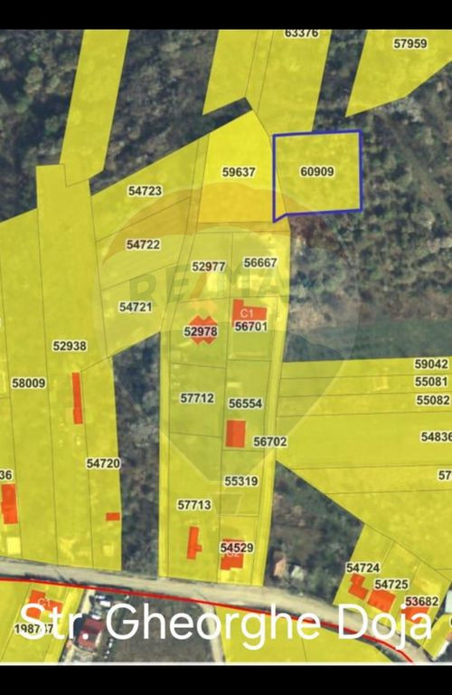 Teren 1826mp de vânzare în zona Gheorghe Doja, Oradea