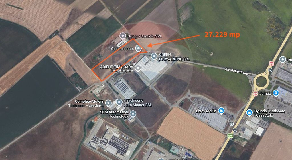 Teren parcelat 27.299mp Timisoara / Zona Sagului