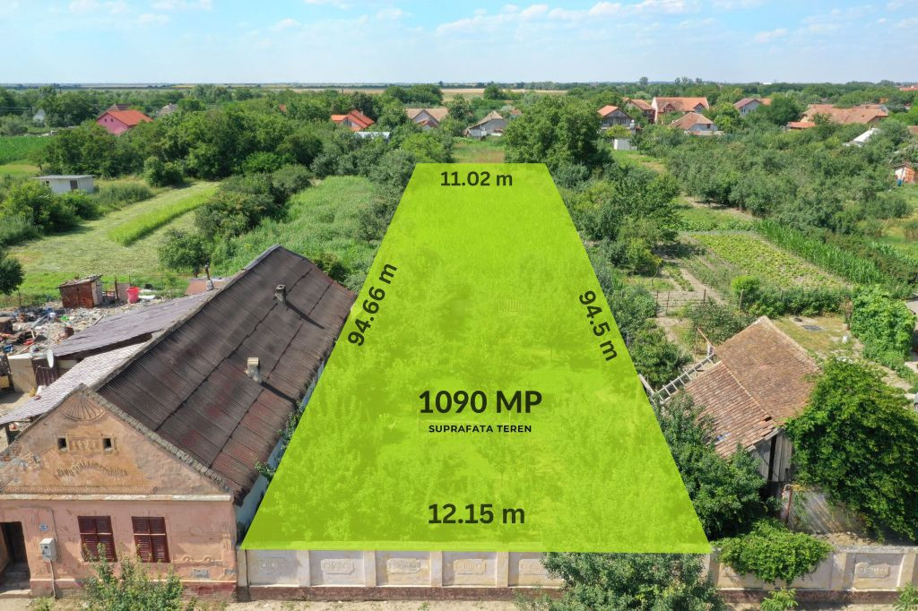 Intravilan | 1090mp-Toate Utilitatile | Aproape de Primar...