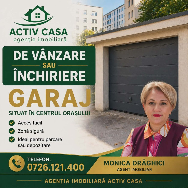 Garaj de inchiriat , zona centrala