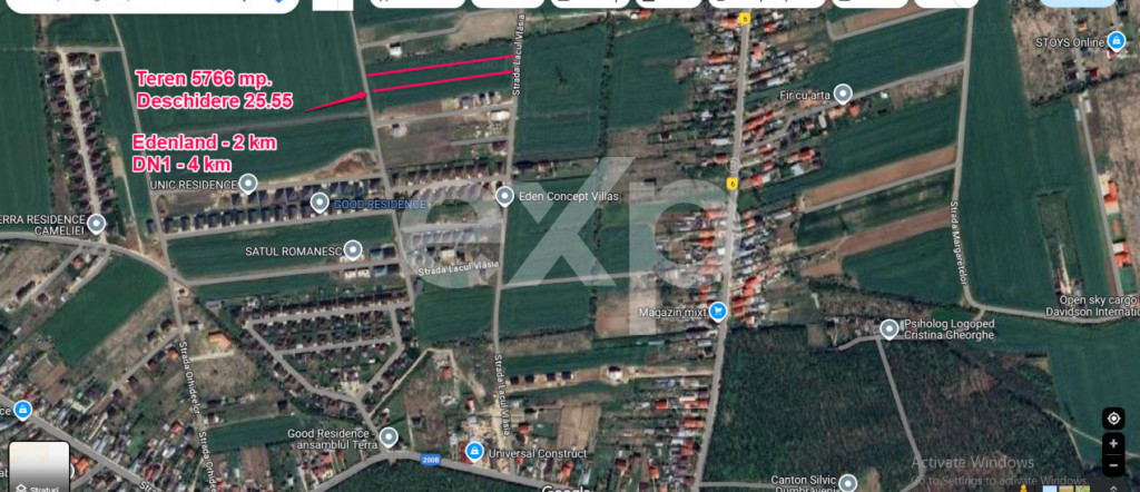 De vanzare teren intravilan toate utilitatile Balotesti