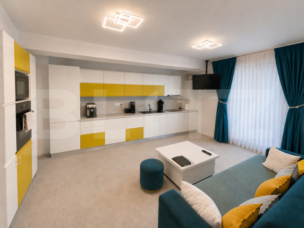 Apartament 2 camere, etaj intermediar, la cheie, cu parcare,