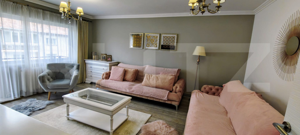 Apartament spațios cu 4 camere, complet mobilat și renovat