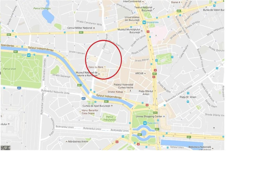 Calea Victoriei sp 65 mp trafic intens