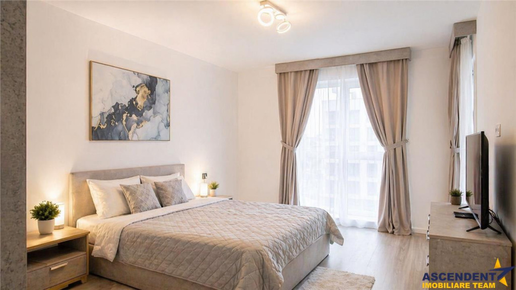 Garsoniera decomandata, echipata, terasa, boxa, parcare, Kas