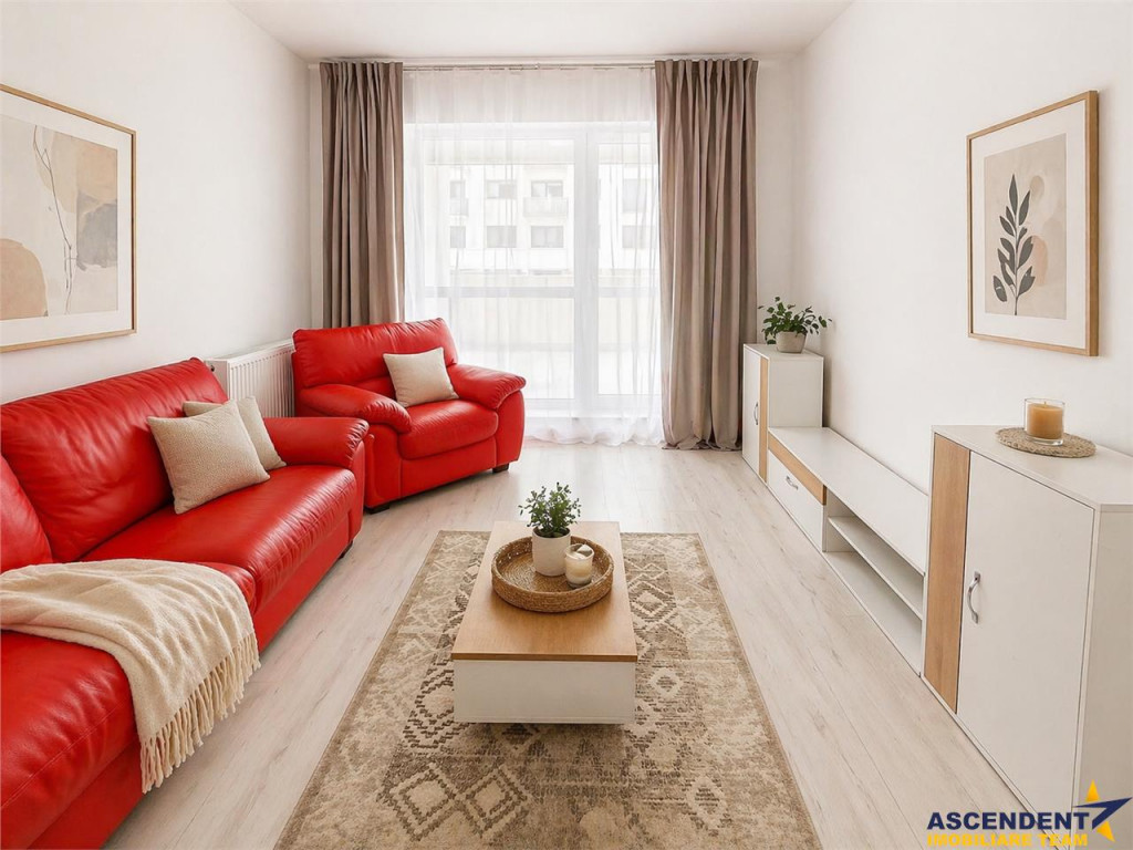 Prima !Decomandat, confort S, mobilat, parcare, balcon 14 m