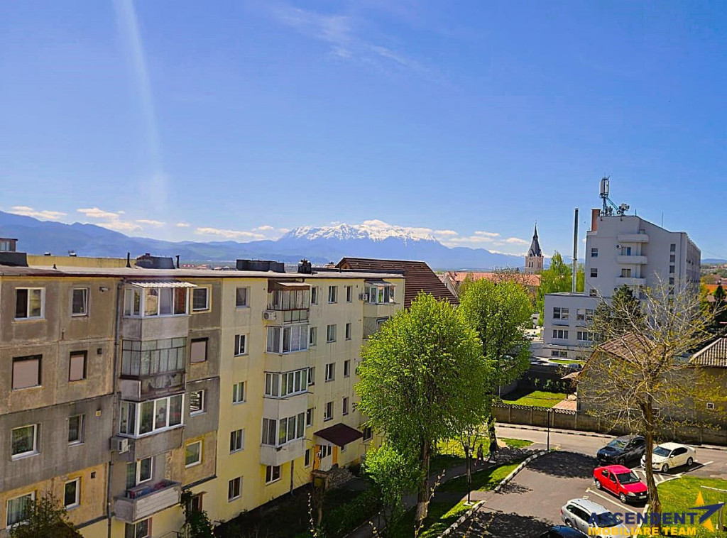 Apartament 2 camere, zona centrala Codlea, mobilat, balcon i