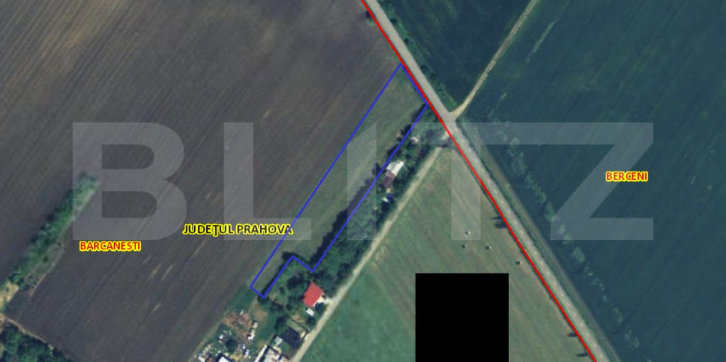 Teren 5.465 mp cu deschidere 36 ml la DJ101D – ideal inves