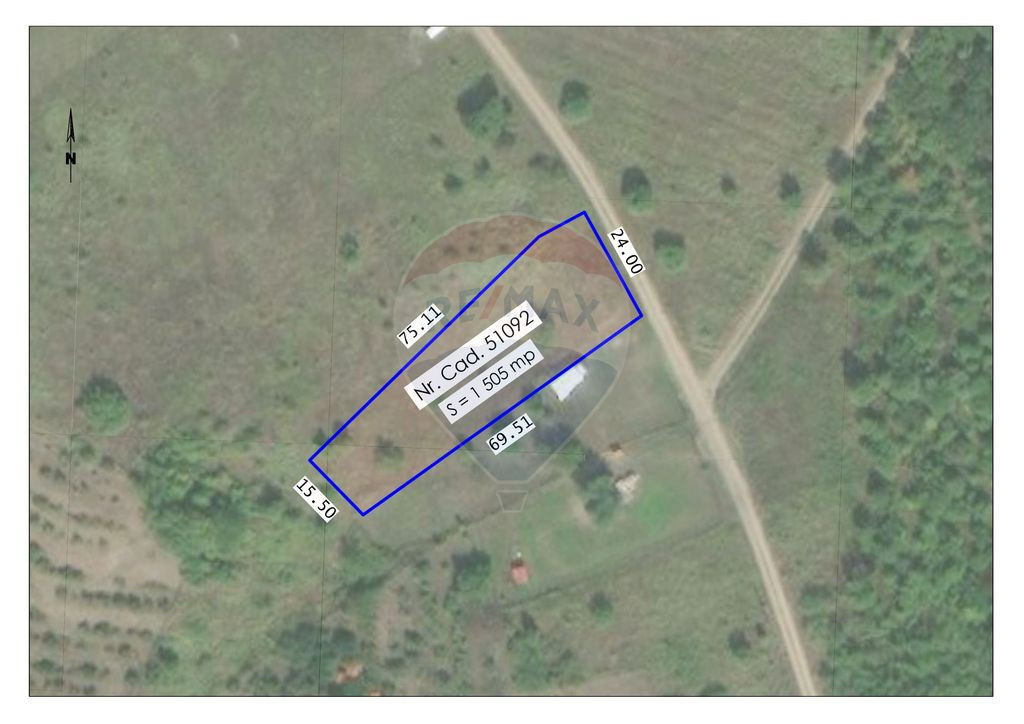 De vânzare teren intravilan, 1.505 mp - Paleu