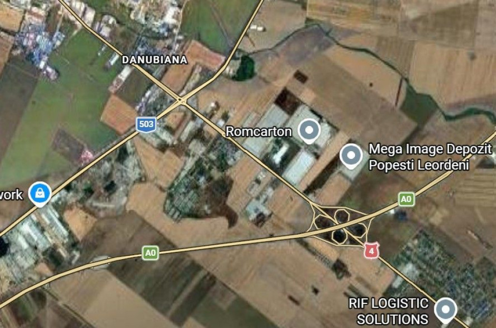 Popesti Leordeni, teren intravilan 2,8ha, deschidere 70mp...