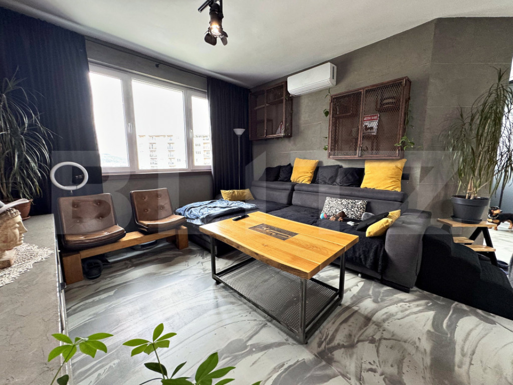 Apartament Luxury în stil industrial, 62 mp – Zona VIVO,