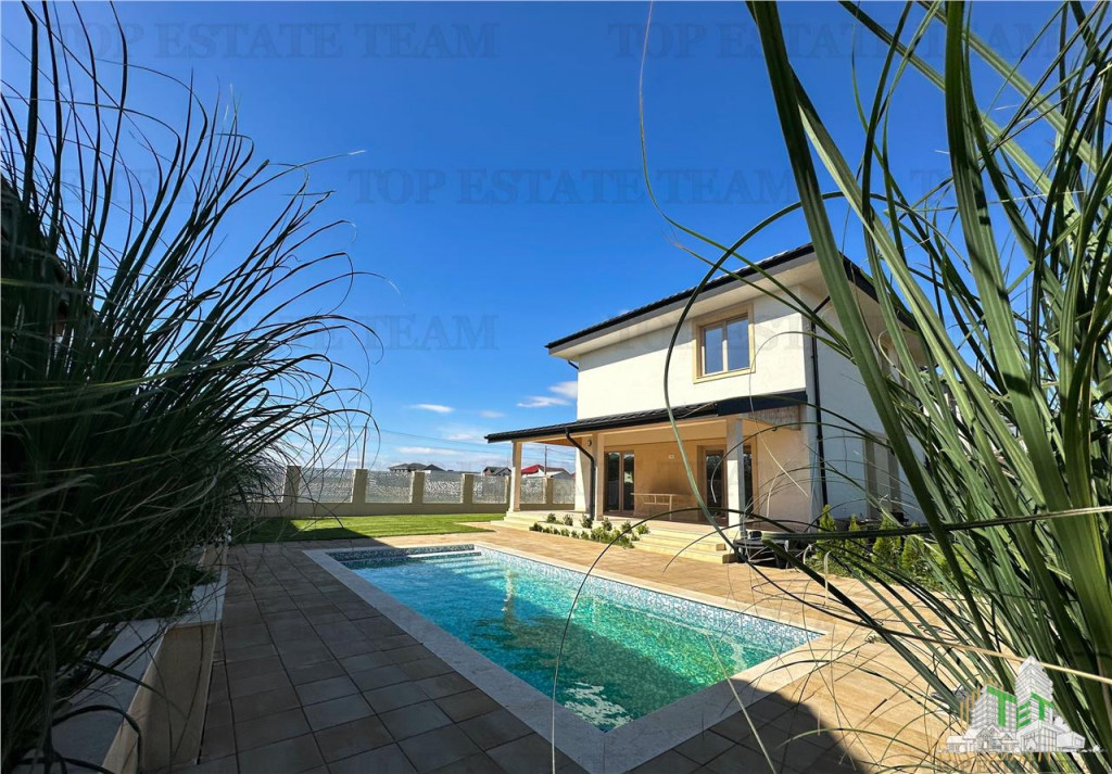 Vila lux 5 camere cu piscina in Dragomiresti-Vale