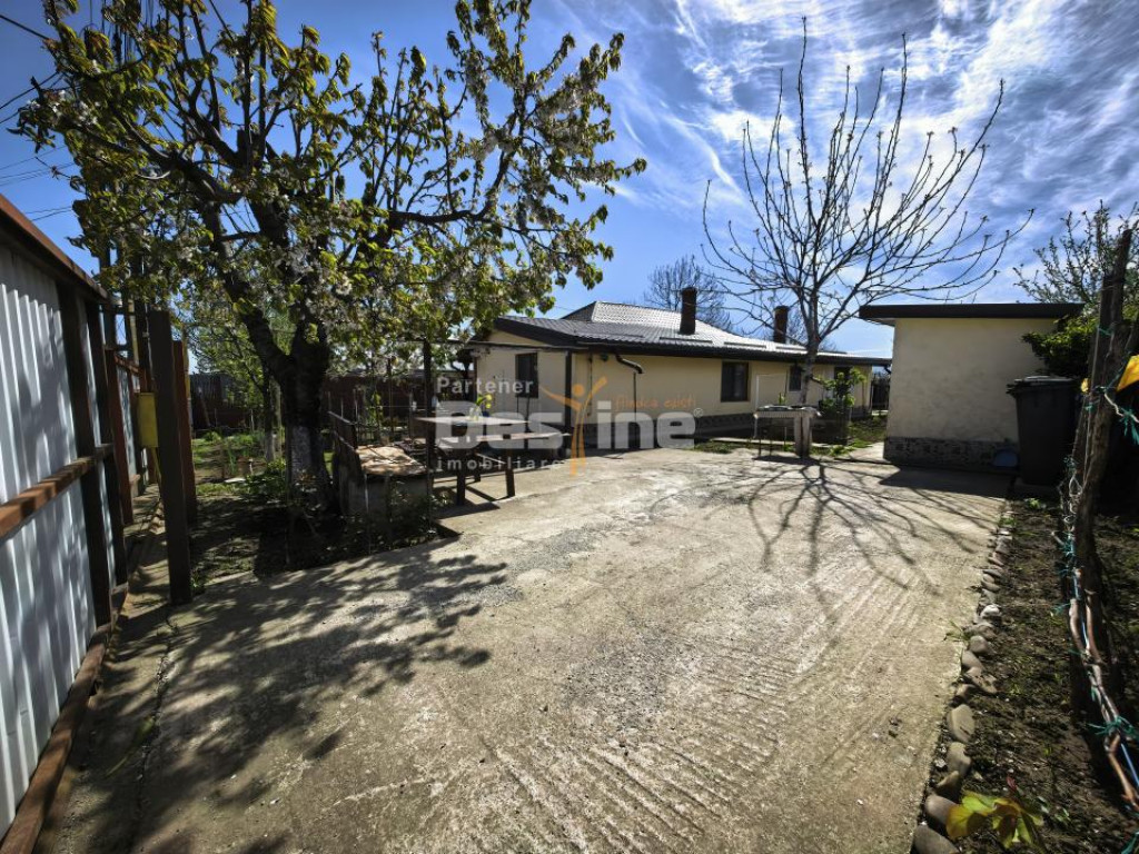 Casă 4 camere plan parter cu beci și anexe + 720 mp curte