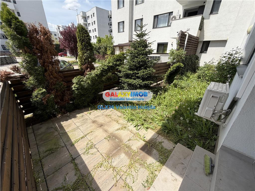 Apartament 3 camere mobilat parter gradina Baneasa Greenfie