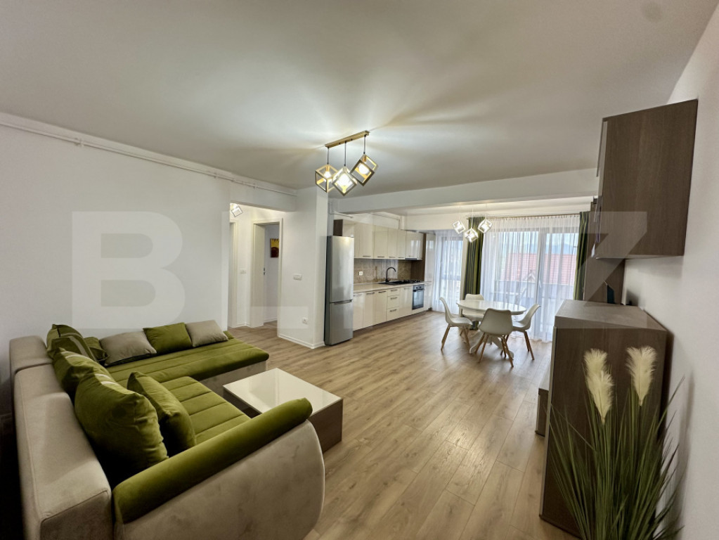 Apartament 3 camere modern, 76 mp, mobilat, vedere panoramic