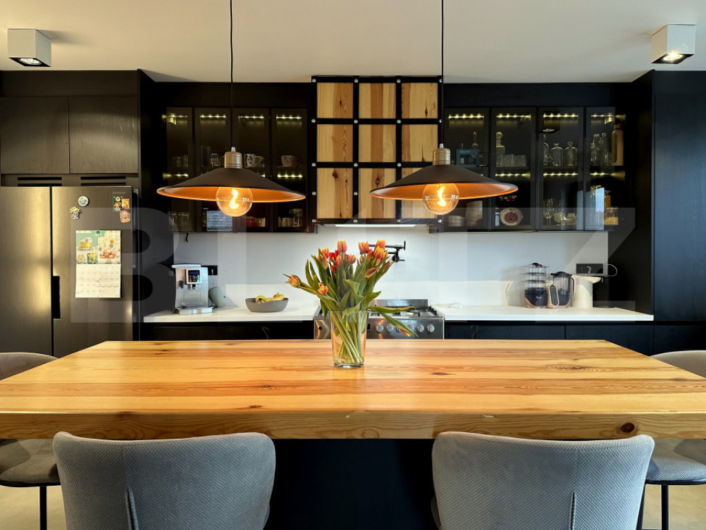 Casă modernă stil industrial, 120 mp utili, zona intrare B