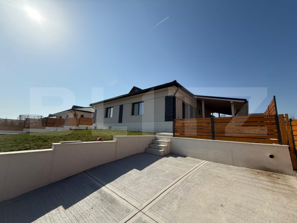 Casă Unifamilială Nouă, 118 mp, Curte 500 mp, Corușu