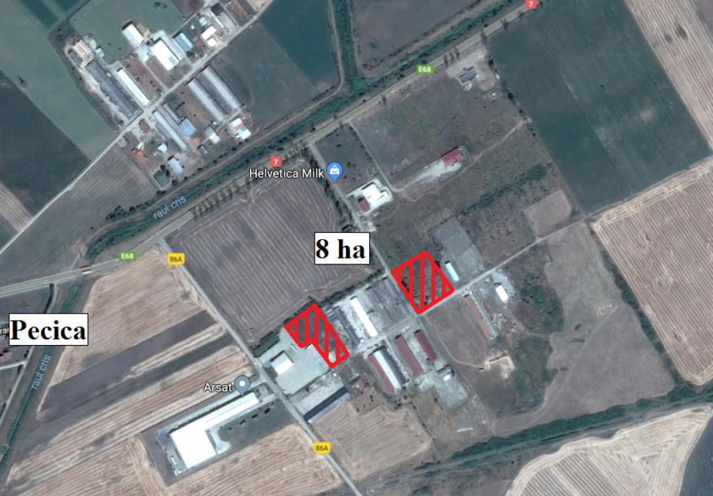 Teren 8 ha in Pecica - ID : RH-8724-property
