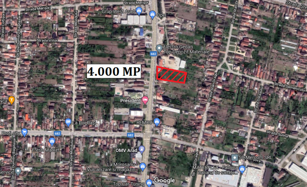 Teren 620 mp în Aradul Nou – lângă Tabacovici Reside...