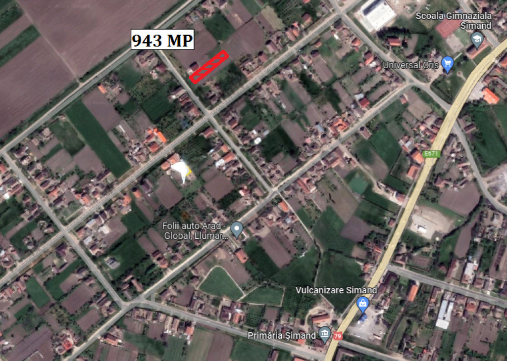 Teren 943 mp in Simand - ID : RH-32335-property