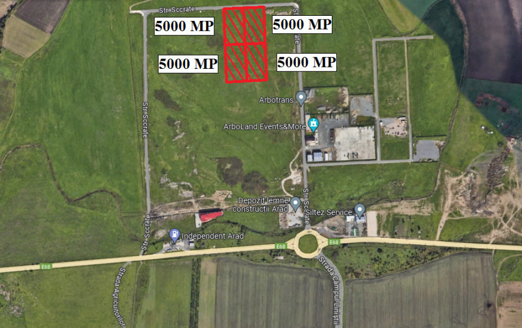 Parcele teren 5000 MP zona Industriala Nord - ID : RH-39885-property