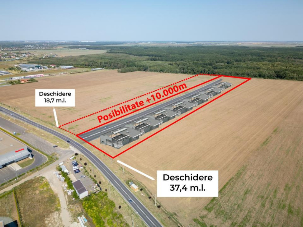 Teren Vanzare Intravilan Branesti investitie Zona Industrial