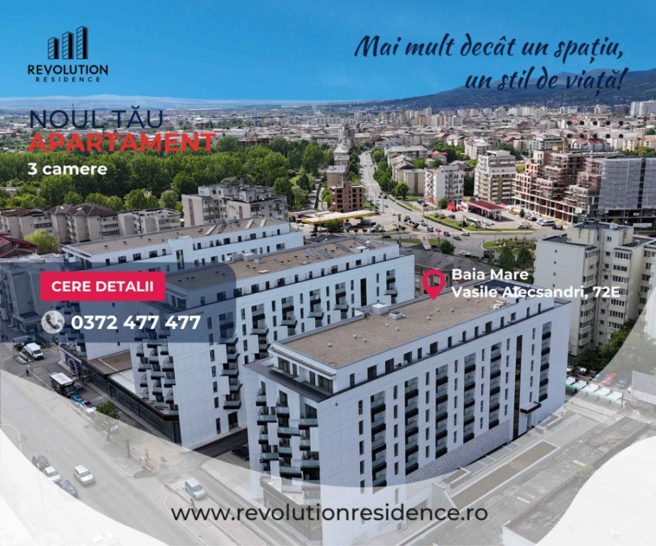 Apartament 2 camere, 43 mp, zona Sasar