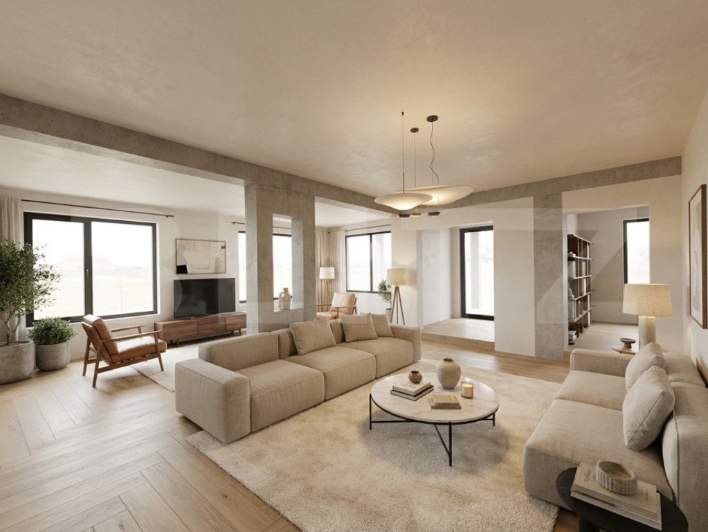 Casa individuala la cheie cu 3 dormitoare,2 bai,141mp