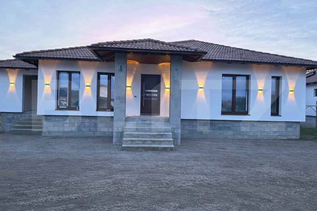 Casa noua individuala 4 camere, 105 mp utili, 500 mp teren,z