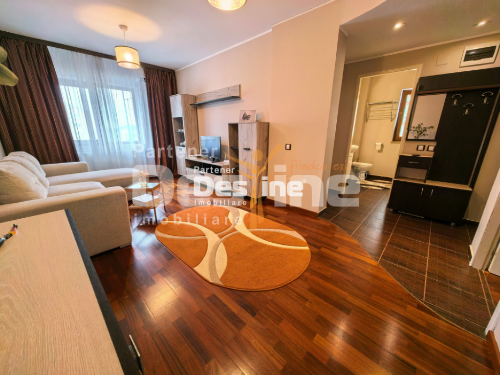 Comision 0% Apartament modern mobilat de 55 mp geam la baie