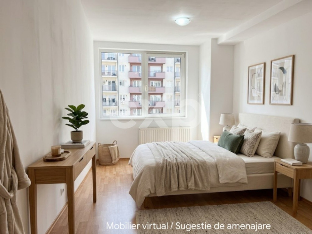 Comision 0% | Apartament 2 camere, 55 mp de vanzare, etaj in