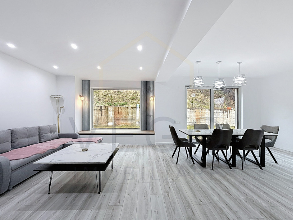 Casa noua cu 3 dormitoare+living, curte generoasa, in Gilau